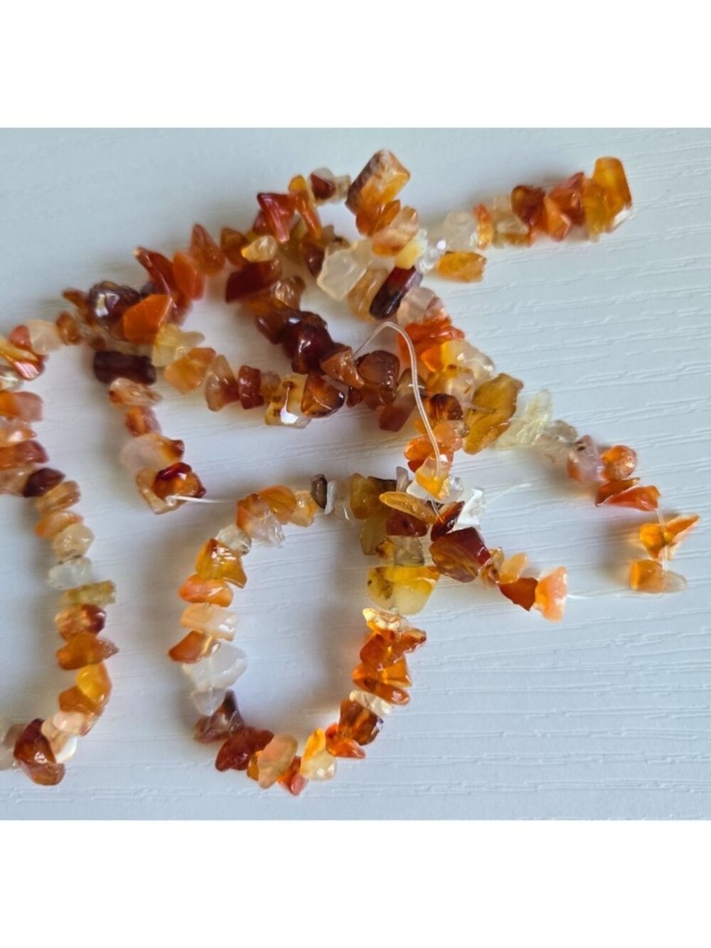 9 Semi-Precious Gemstone Chip Bead Lots Quartz Peridot Carnelian Tanzanite 308gr - Picture 4 of 11